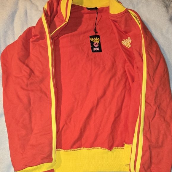 Gola Red and Yellow Track Jacket - Picture 2 of 3